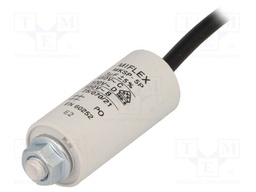 Capacitor: motors, run; 3uF; 450V; Ø25x53mm; -25÷70°C; ±10%; 10000h