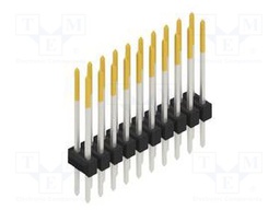 Connector: pin strips; pin header; male; PIN: 20; 2.54mm; THT; 2x10