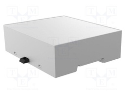 Enclosure: for DIN rail mounting; Y: 90mm; X: 106.2mm; Z: 32mm; grey