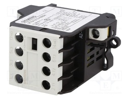Contactor: 4-pole; NO x4; 24VDC; 8.4A; DIN,on panel; 3TG10