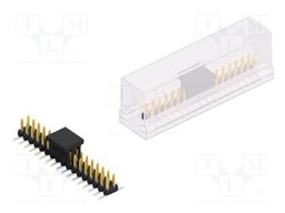 Connector: pin strips; pin header; male; PIN: 34; 2mm; SMT; 2x17
