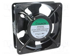 Fan: AC; axial; 230VAC; 119x119x38.5mm; 132.5m3/h; 39dBA; 2300rpm