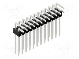 Connector: pin strips; pin header; male; PIN: 24; 2.54mm; THT; 2x12