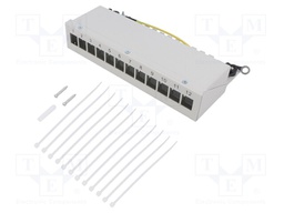 Socket; case RJ45; Keystone; Colour: grey; snap fastener; female