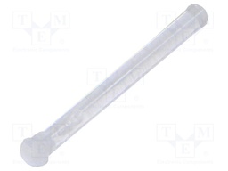 Fiber for LED; round; Ø2.2mm; Front: convex; straight; IP68