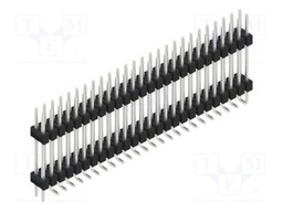 Connector: pin strips; pin header; male; PIN: 52; 2.54mm; SMT; 2x26