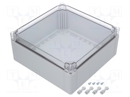 Enclosure: multipurpose; X: 300mm; Y: 300mm; Z: 132mm; FPC; IP66,IP67