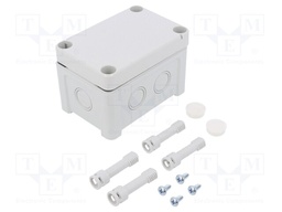 Enclosure: junction box; X: 65mm; Y: 95mm; Z: 60mm; wall mount; ABS