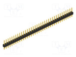 Connector: pin strips; pin header; male; PIN: 36; 2.54mm; THT; 1x36