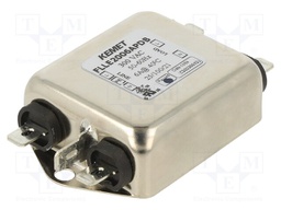 Filter: anti-interference; 300VAC; 6A; Leads: FASTON connectors