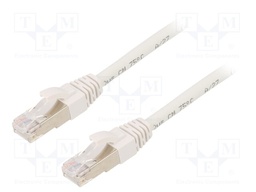 Patch cord; ETHERLINE® Cat.6a,S/FTP; 6a; stranded; Cu; LSZH; white