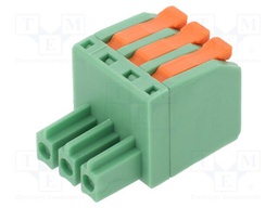 Connector: pluggable terminal block; plug; female; PL; 10A; 300V