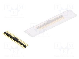 Connector: pin strips; pin header; male; PIN: 21; 2.54mm; SMT; 1x21