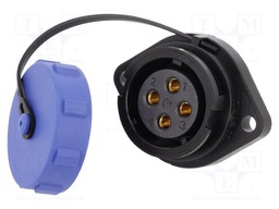 Socket; SY21; female; PIN: 4; IP67; soldering; -40÷85°C