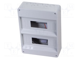 Enclosure: for modular components; IP40; wall mount; white; 40 CD