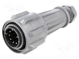 Connector: circular; plug; male; PIN: 10; EXPlora; Contacts: brass