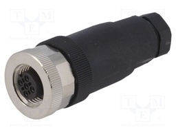 Plug; M12; PIN: 3; female; A code-DeviceNet / CANopen; for cable