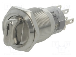 Switch: rotary; Pos: 3; DP4T; 0.5A/220VAC; 1A/24VDC; -20÷55°C; 50mΩ