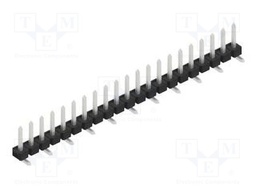Connector: pin strips; pin header; male; PIN: 21; 2.54mm; SMT; 1x21