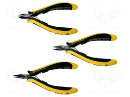 Kit: pliers; Pcs: 3; ESD