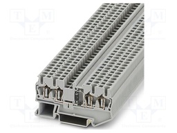Splice terminal: rail; 1.5A; spring clamp; PA; 0.08÷4mm2; ways: 1