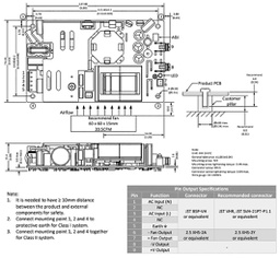 Converter: AC/DC; 180W; 85÷264VAC; Usup: 120÷370VDC; Uout: 12VDC
