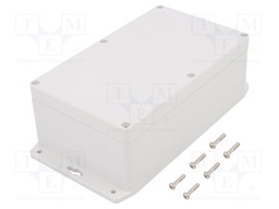 Enclosure: multipurpose; X: 120mm; Y: 200mm; Z: 75mm; polycarbonate