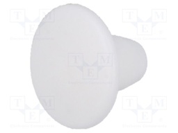 Accessories: stopper; H: 7.5mm; push-in; Flange dia: 12mm; white