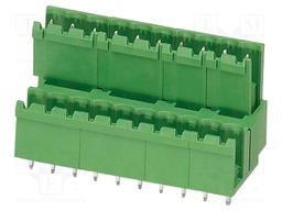 PCB headers, nominal cross section: 2.5 mm?, color: green, n