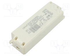 Power supply: switching; LED; 40W; 9÷42VDC; 700mA÷1.05A; IP20; 83%