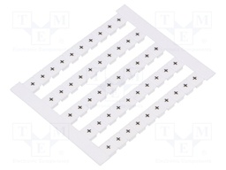 Marker; white; Width: 5mm; "+" marking; horizontal