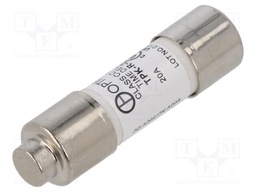 Fuse: fuse; time-lag; 20A; 600VAC; 300VDC; cylindrical,industrial
