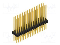 Connector: pin strips; pin header; male; PIN: 36; 1.27mm; THT; 2x18