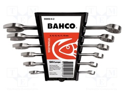Wrenches set; combination spanner; stainless steel; 6pcs.