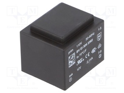 Transformer: encapsulated; 2.1VA; 110VAC; 12V; 175mA; Mounting: PCB