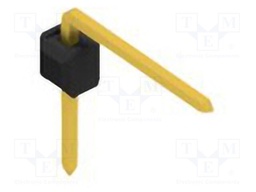 Connector: pin strips; pin header; male; PIN: 1; 2.54mm; THT; 1x1