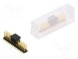 Connector: pin strips; pin header; male; PIN: 28; 2mm; SMT; 2x14