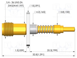 Test needle