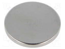 Magnet: permanent; neodymium; 94N; Ø: 40mm; H: 4mm