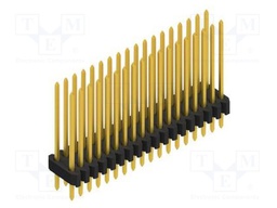 Connector: pin strips; pin header; male; PIN: 36; 1.27mm; THT; 2x18