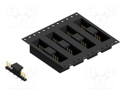 Connector: pin strips; pin header; male; PIN: 10; 2mm; SMT; 1x10