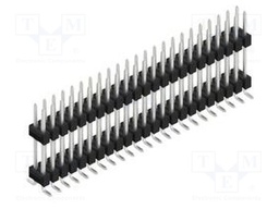 Connector: pin strips; pin header; male; PIN: 46; 2.54mm; SMT; 2x23