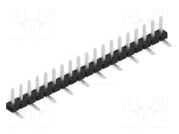 Connector: pin strips; pin header; male; PIN: 19; 2mm; SMT; 1x19