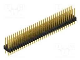 Connector: pin strips; pin header; male; PIN: 68; 1.27mm; THT; 2x34