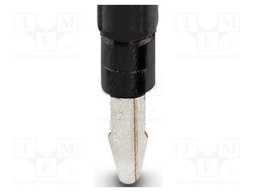 Test socket; PA; L: 53.3mm; ways: 1; W: 6mm; H: 6.5mm; Body: black