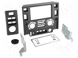 Radio frame; Land Rover; 2 DIN; black
