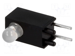 LED; bipolar,bicolour,in housing; green/red; 3mm; No.of diodes: 1