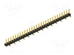 Connector: pin strips; pin header; male; PIN: 28; 2.54mm; SMT; 1x28