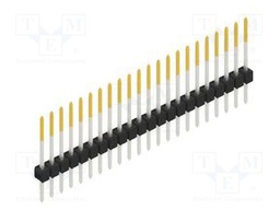 Connector: pin strips; pin header; male; PIN: 22; 2.54mm; THT; 1x22