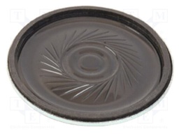 Loudspeaker; miniature; 500mW; 8Ω; Ø40x5.3mm; 13kHz; Ø: 40mm; PET